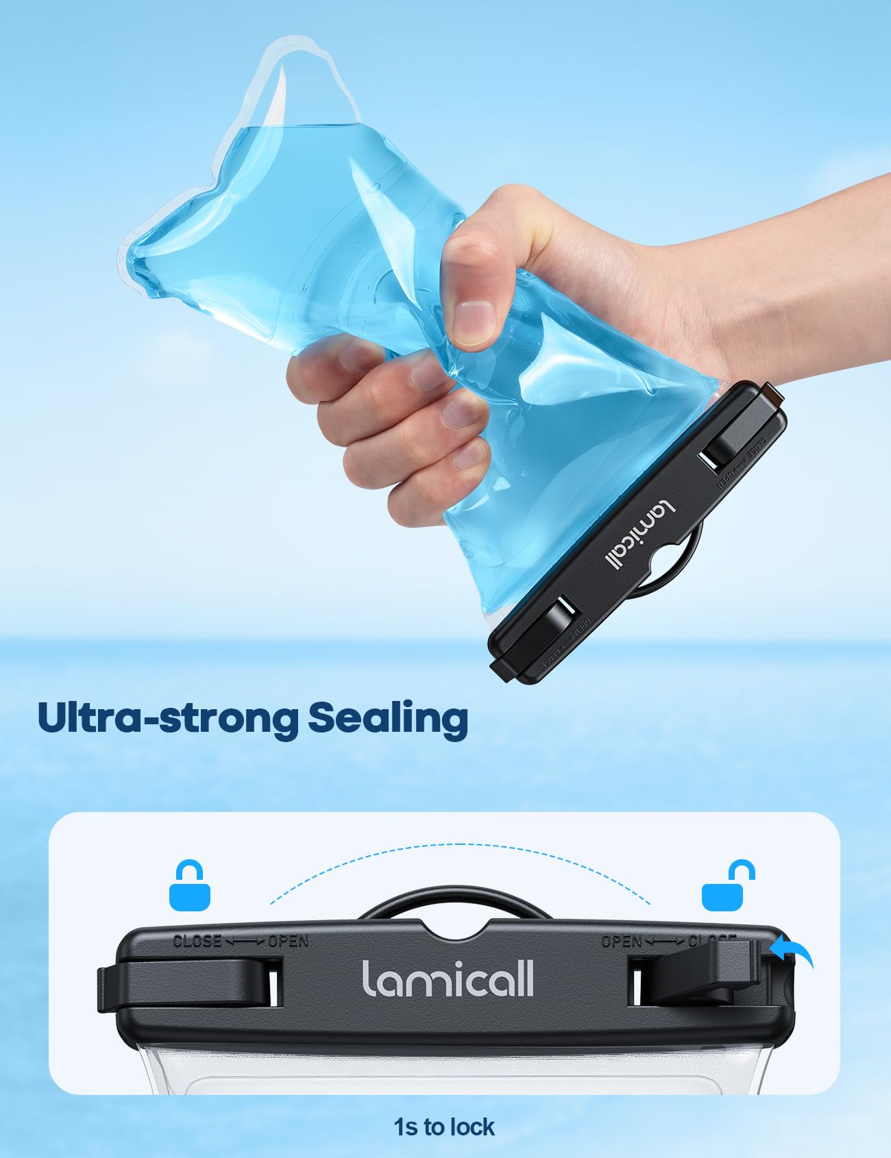 Foto 5 pulgar | Funda Impermeable Lamicall para Celular-Venta Internacional