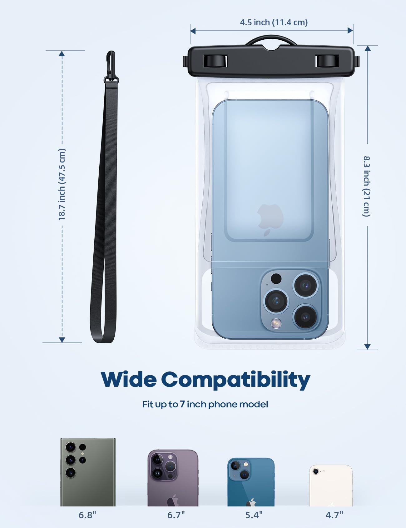 Foto 6 pulgar | Funda Impermeable Lamicall para Celular-Venta Internacional