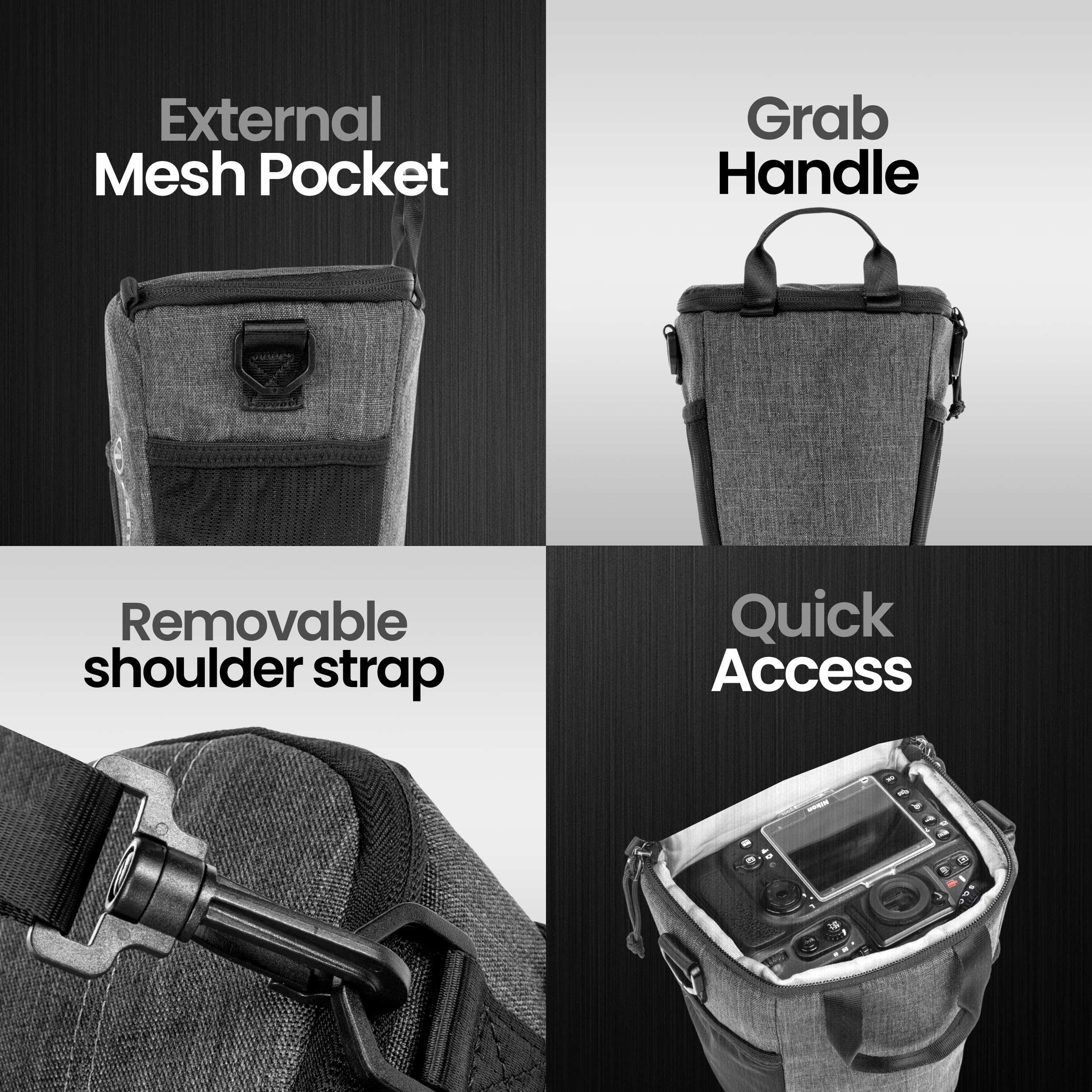 Foto 6 pulgar | Funda Para Cámara Tamrac Tradewind Zoom 2.4 Para Cámaras Réflex Digitales Y Sin Espejo - Venta Internacional.