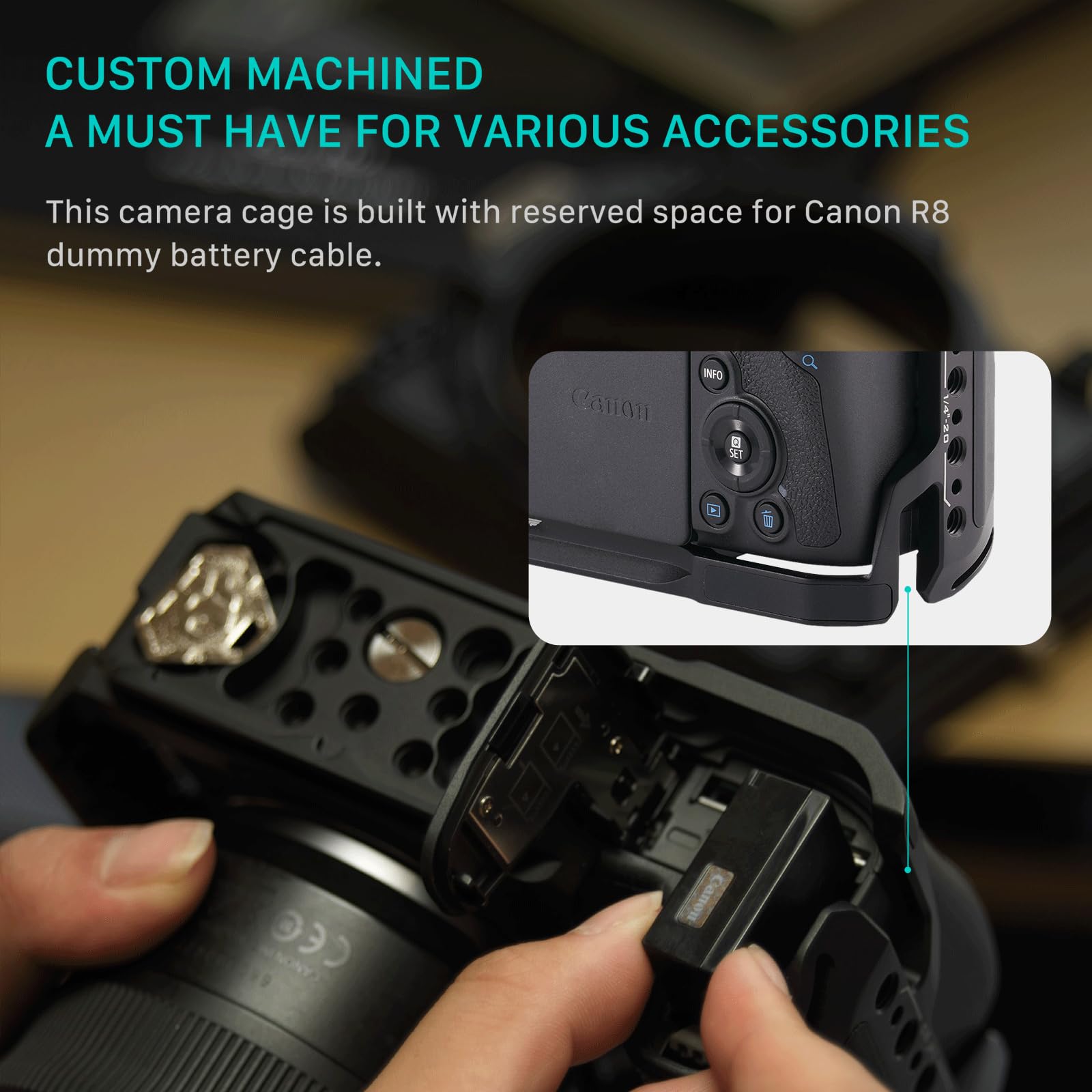 Foto 6 pulgar | Funda De Cámara Tilta Ta-t28-a Compatible Con Canon R8 Gray - Venta Internacional.