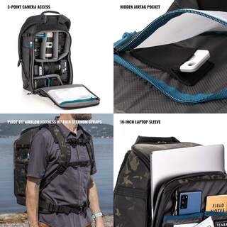 Foto 5 | Mochila Para Cámara Tenba Axis V2 20l Para Cámara Réflex Digital O Sin Espejo, Color Negro - Venta Internacional.