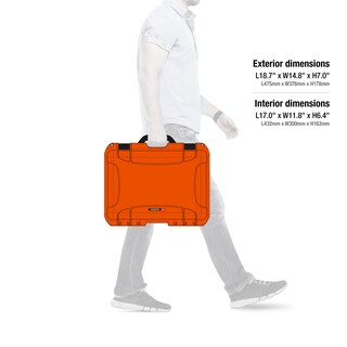 Foto 7 | Funda Protectora Nanuk Large Series 925 Impermeable Naranja - Venta Internacional.