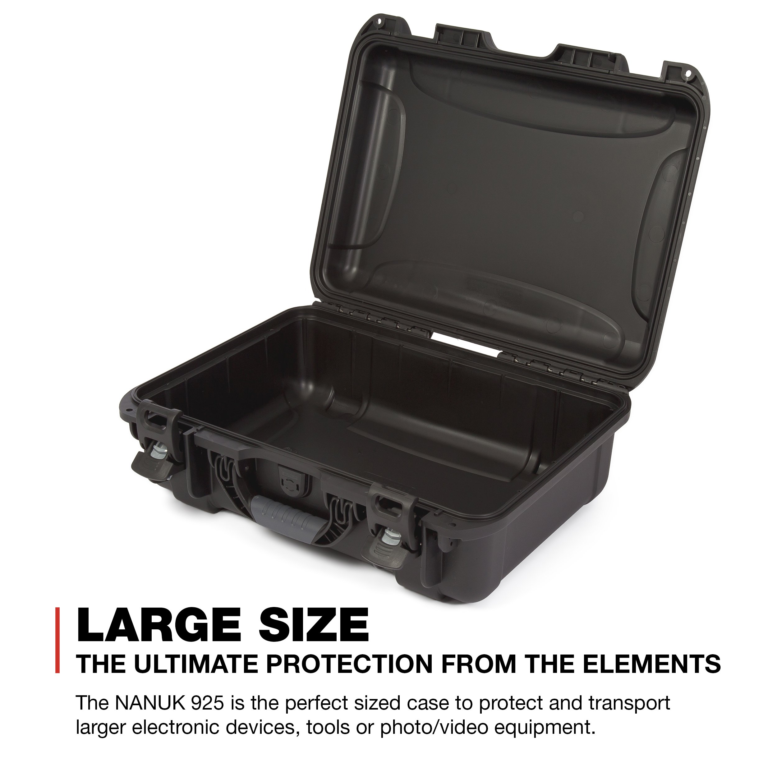 Foto 4 | Funda Rígida Nanuk 925 De Resina Reciclada Impermeable Negra - Venta Internacional.