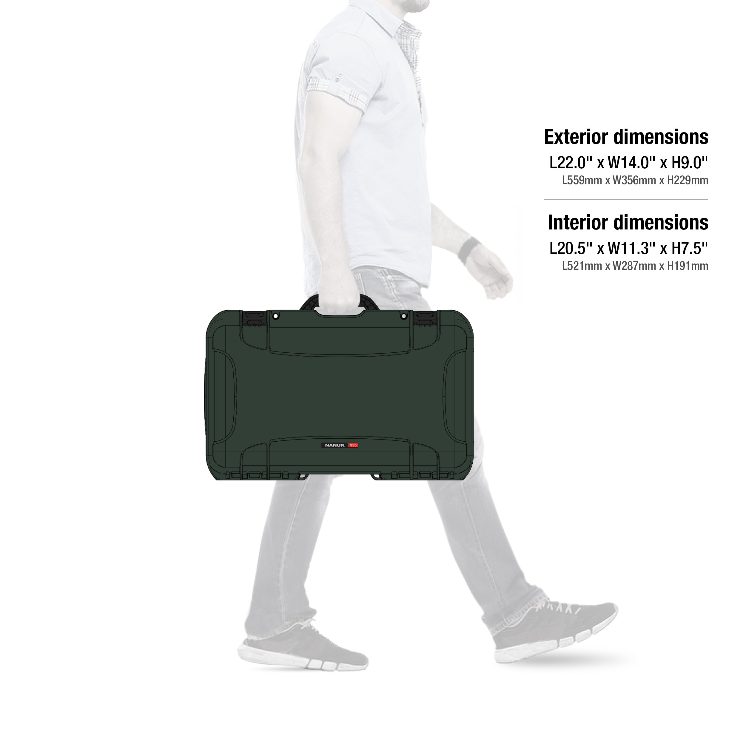 Foto 8 pulgar | Caso Nanuk Wheeled Series 935 Lightweight Nk-7 Resine Waterpr - Venta Internacional.