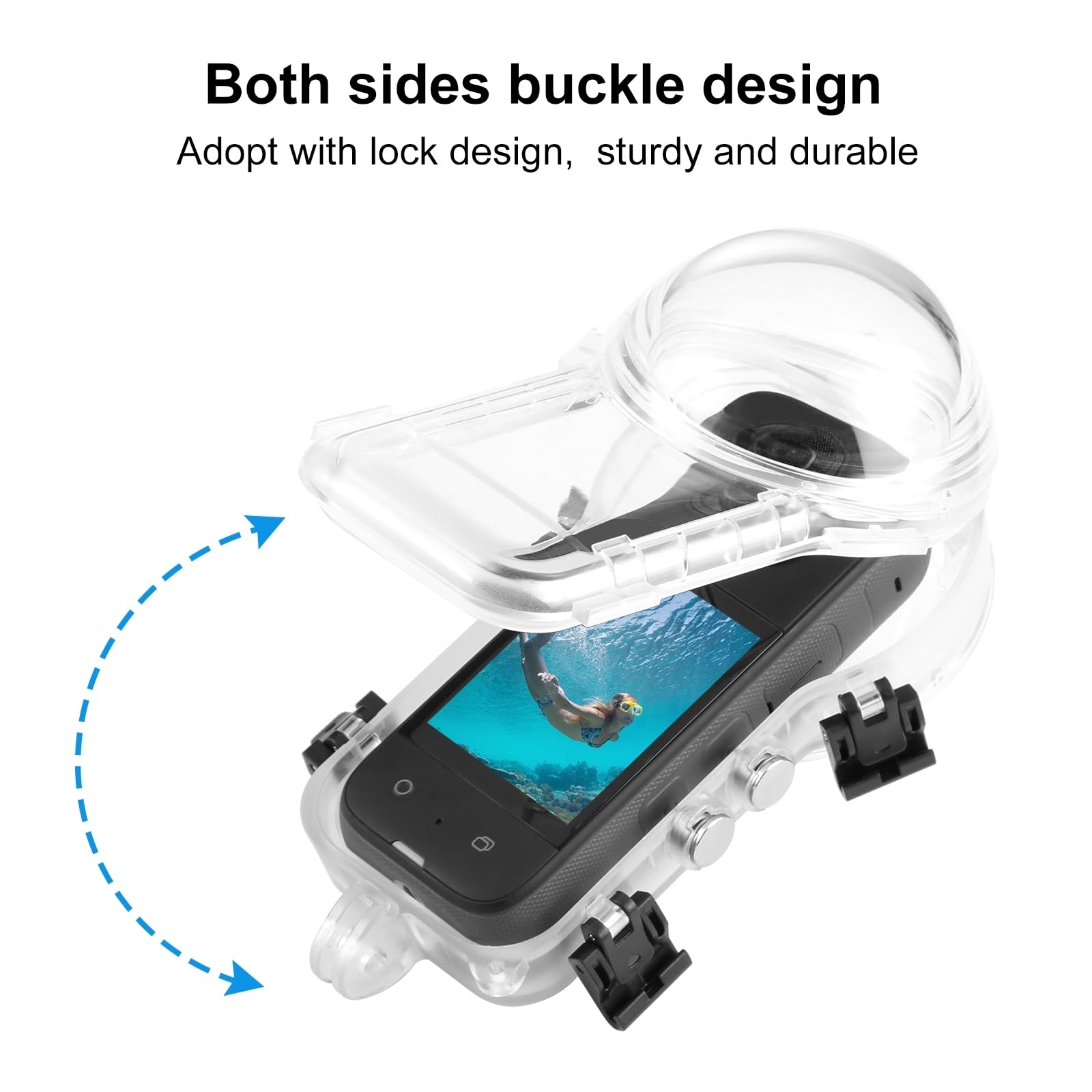Foto 5 pulgar | Funda De Buceo Impermeable Puluz Para Insta360 X3 De Hasta 50 M - Venta Internacional.