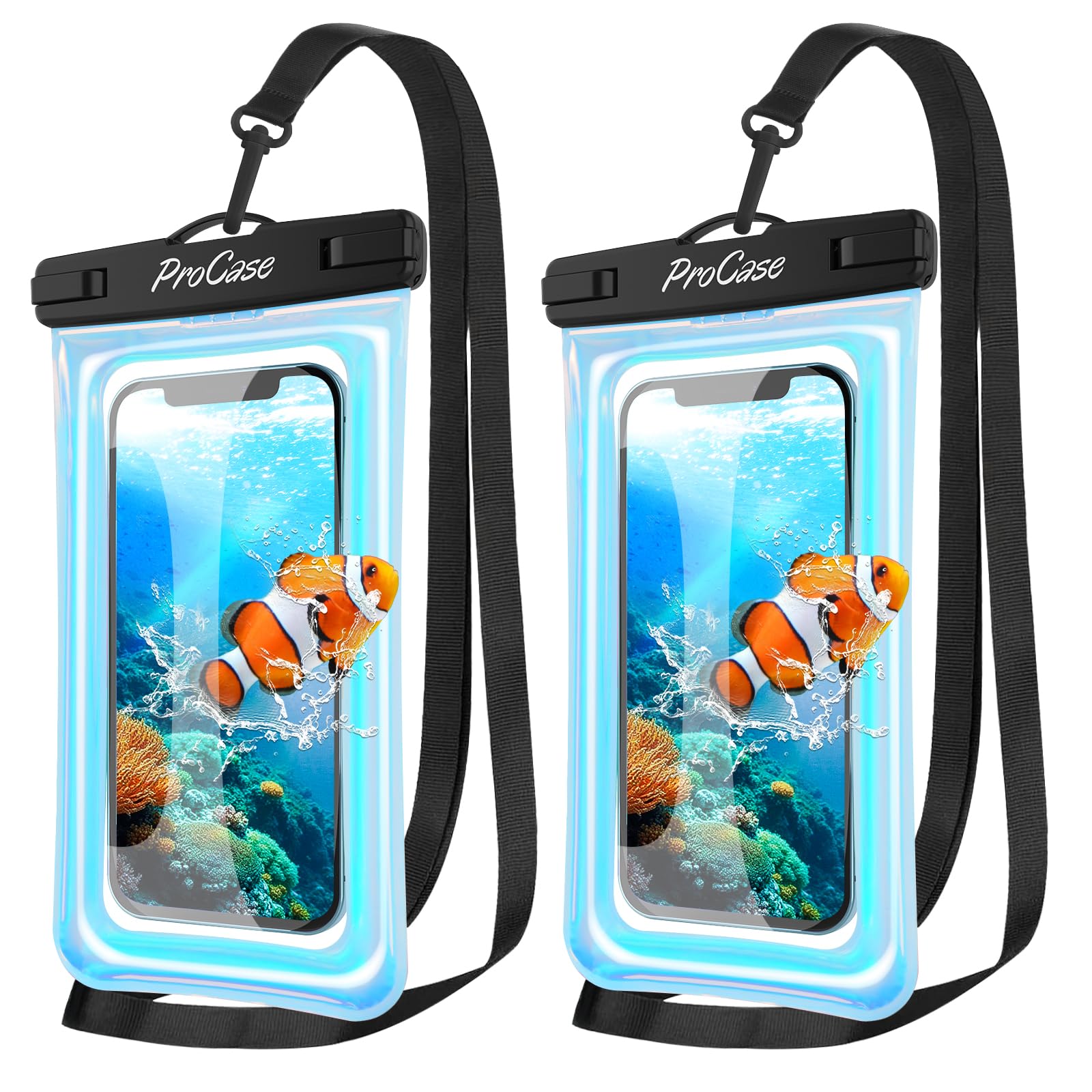 Foto 1 | Funda Impermeable Para Teléfono Procase Floatable, Paquete De 2 Para Iphone - Venta Internacional.