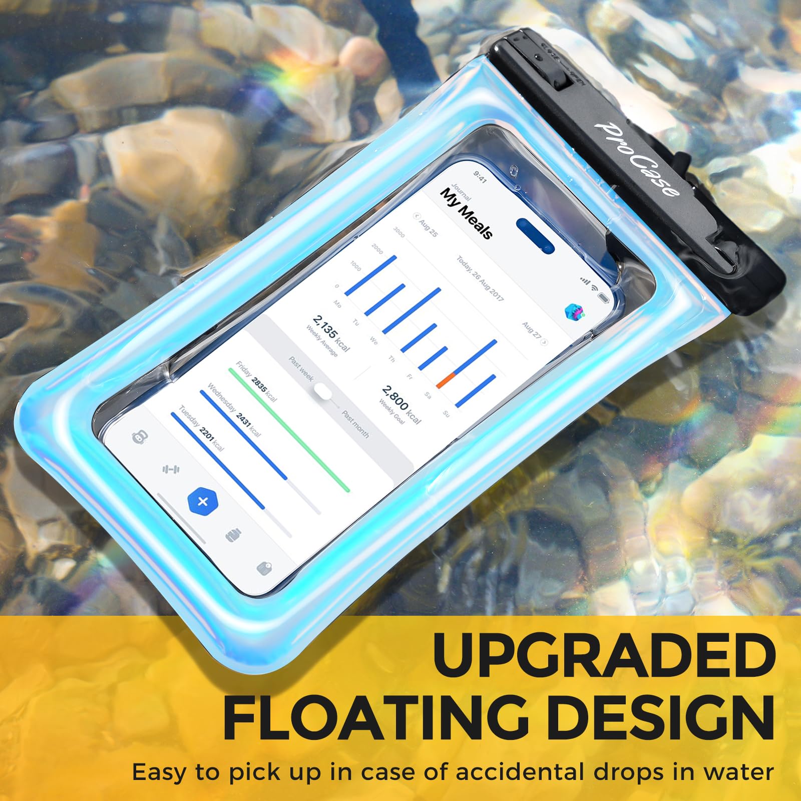 Foto 2 | Funda Impermeable Para Teléfono Procase Floatable, Paquete De 2 Para Iphone - Venta Internacional.