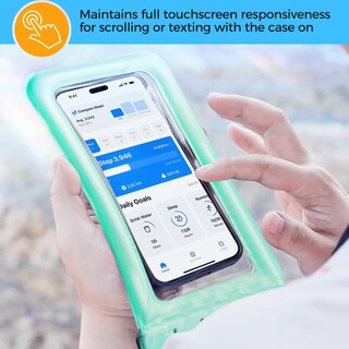 Foto 5 | Funda Impermeable Flotante Para Teléfono Procase, Paquete De 2, Azul/verde - Venta Internacional.