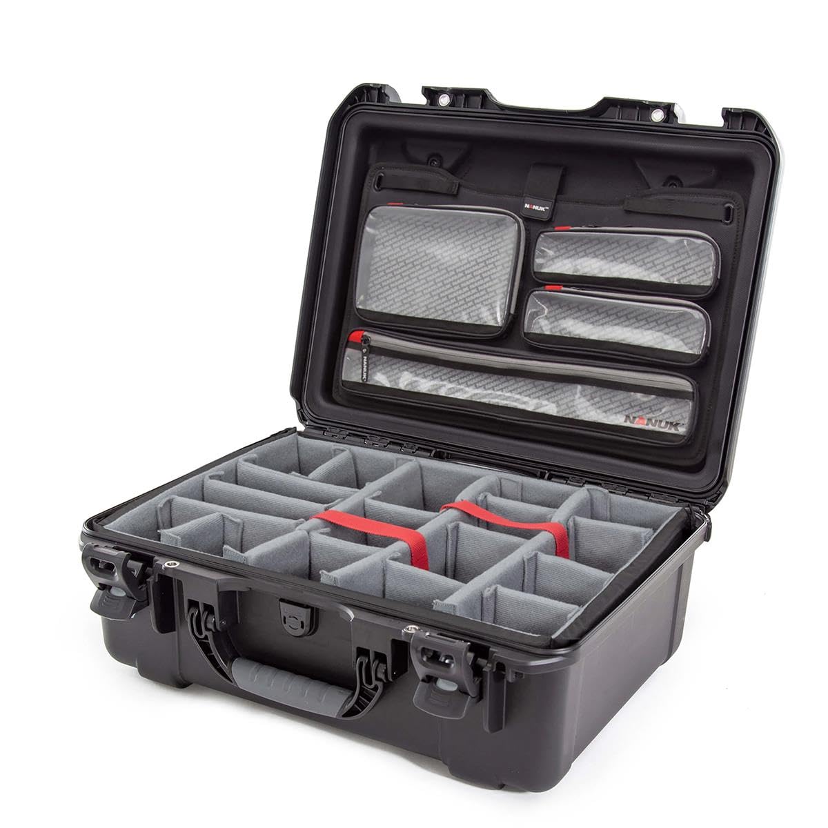 Funda Rígida Nanuk 940 Impermeable Con Organizador Para Cámara, Color Negro - Venta Internacional.