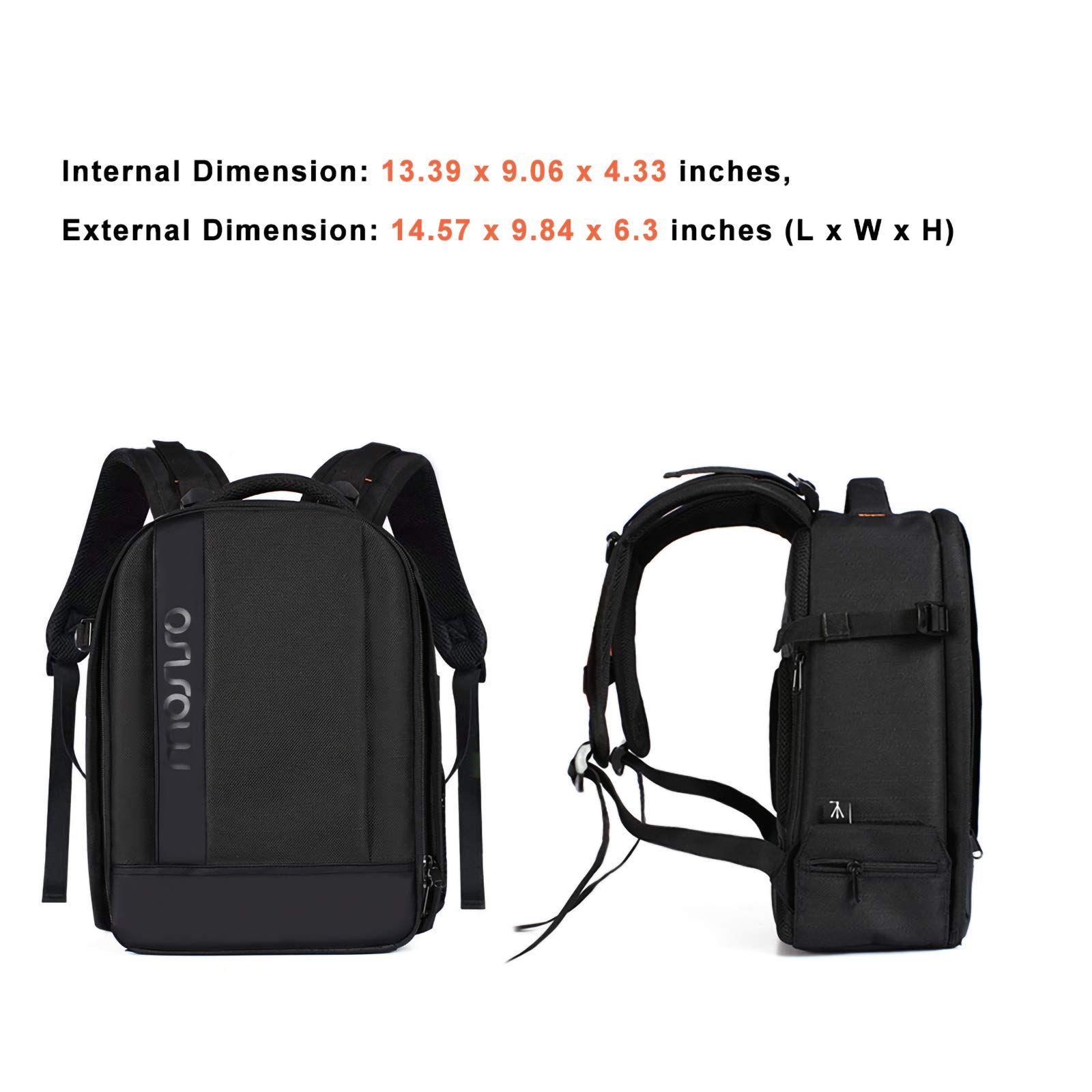 Foto 8 pulgar | Mochila Para Cámara Mosiso Dslr/slr/sin Espejo Negra - Venta Internacional.