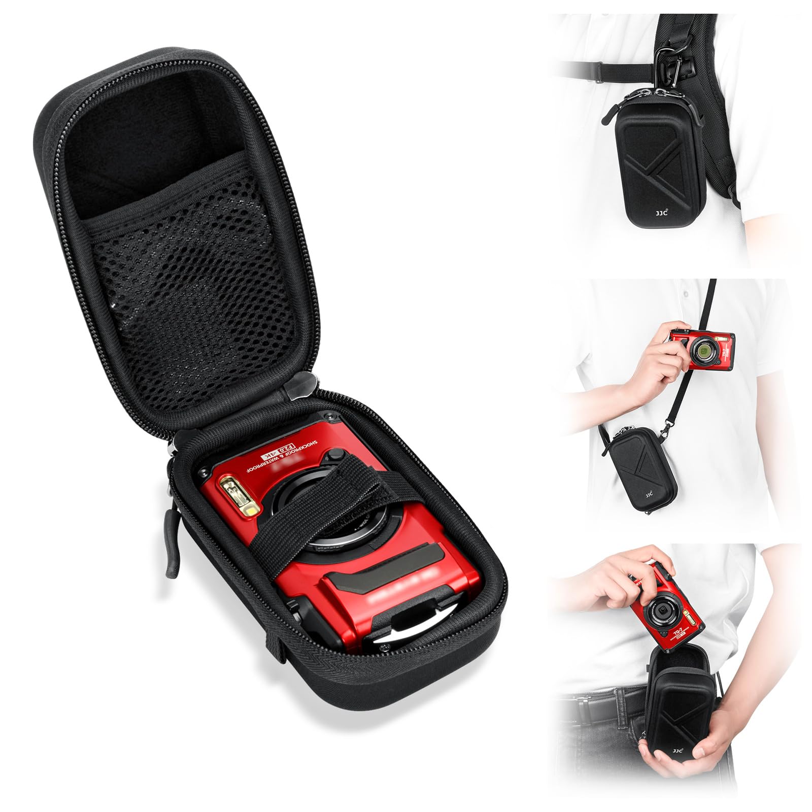 Foto 2 pulgar | Funda De Viaje Para Cámara Jjc  Cinturón Rígido Con Correa De Hombro Para G7x - Venta Internacional.