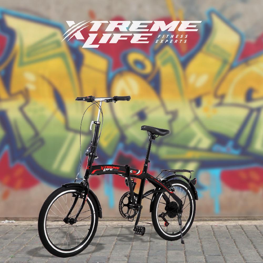 Foto 4 | Bicicleta Plegable Xtrem Life Vintage R20 7 Velocidades Aluminio