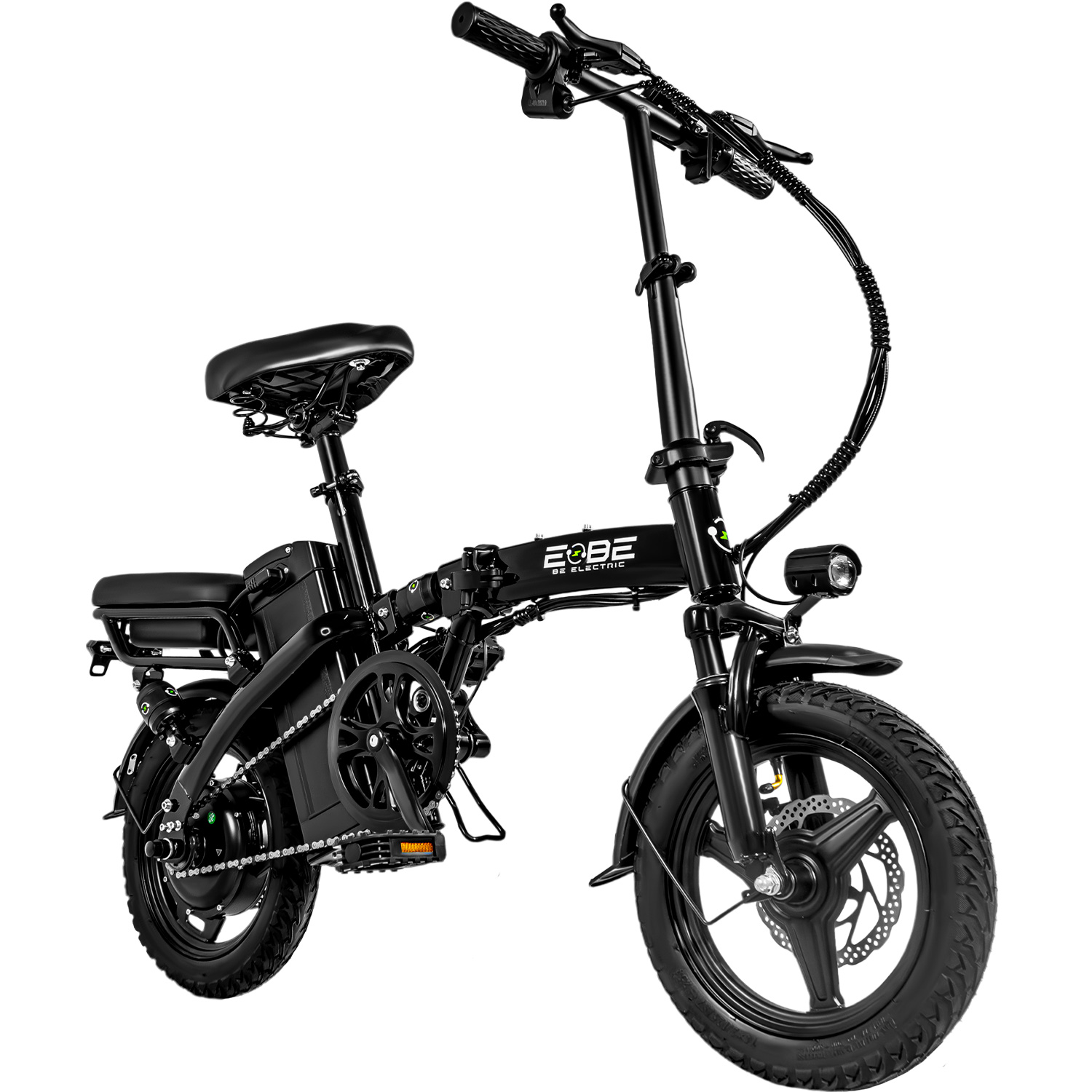 Bicicleta E-be Negra Eléctrica Plegable E-flex Curve 750w 35km/h