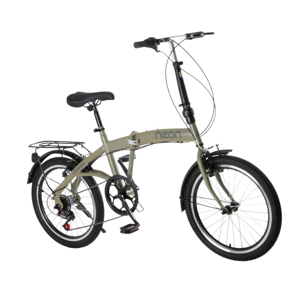 Bicicleta Plegable Vintage R20 7 Velocidades Aluminio Neon