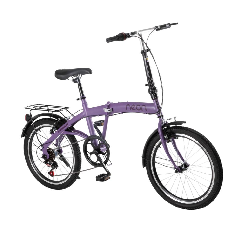 Bicicleta Plegable Vintage R20 7 Velocidades Aluminio Neon