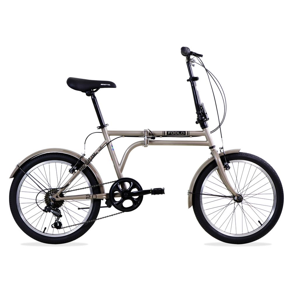 Bicicleta Benotto Plegable Foold R20 6v Frenos V Acero