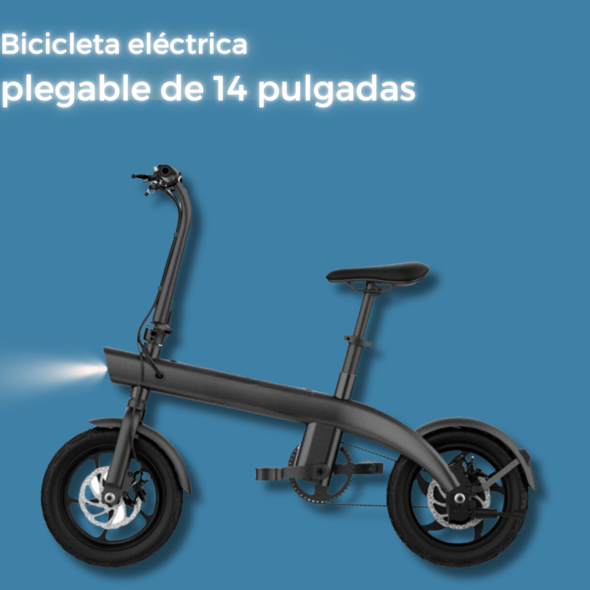 Foto 3 pulgar | Bicicleta Eléctrica Plegable De 14 Pulgadas: Movilidad Eficiente Y Compacta A 25 Km/h