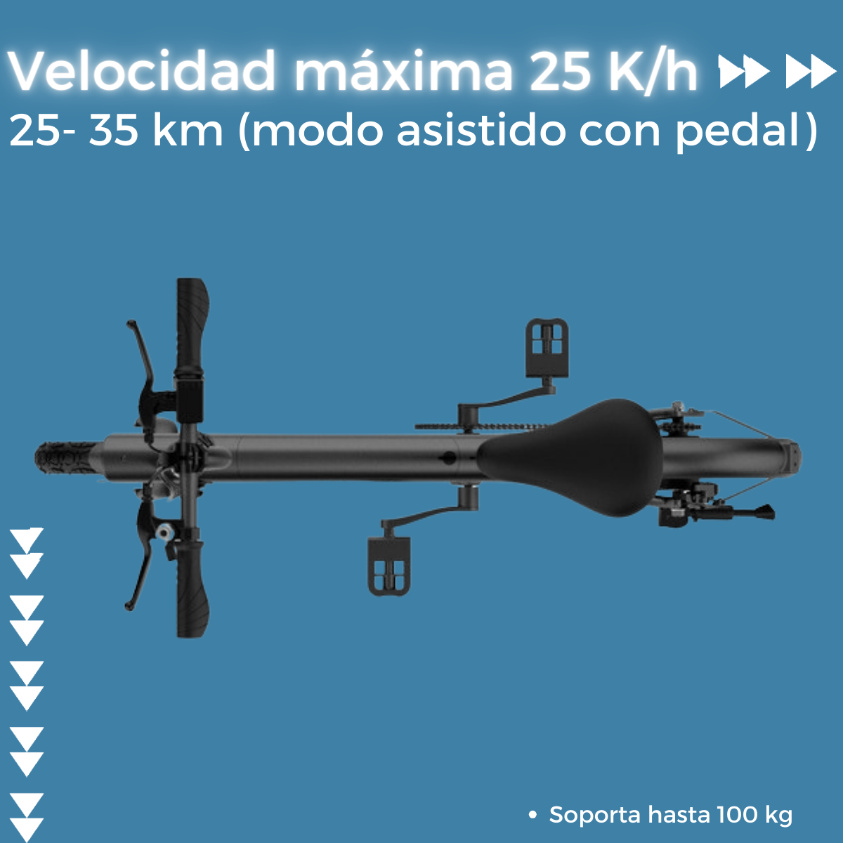 Foto 5 pulgar | Bicicleta Eléctrica Plegable De 14 Pulgadas: Movilidad Eficiente Y Compacta A 25 Km/h