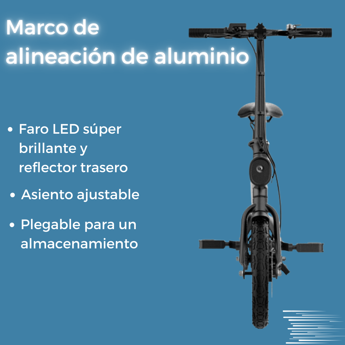 Foto 5 | Bicicleta Eléctrica Plegable De 14 Pulgadas: Movilidad Eficiente Y Compacta A 25 Km/h