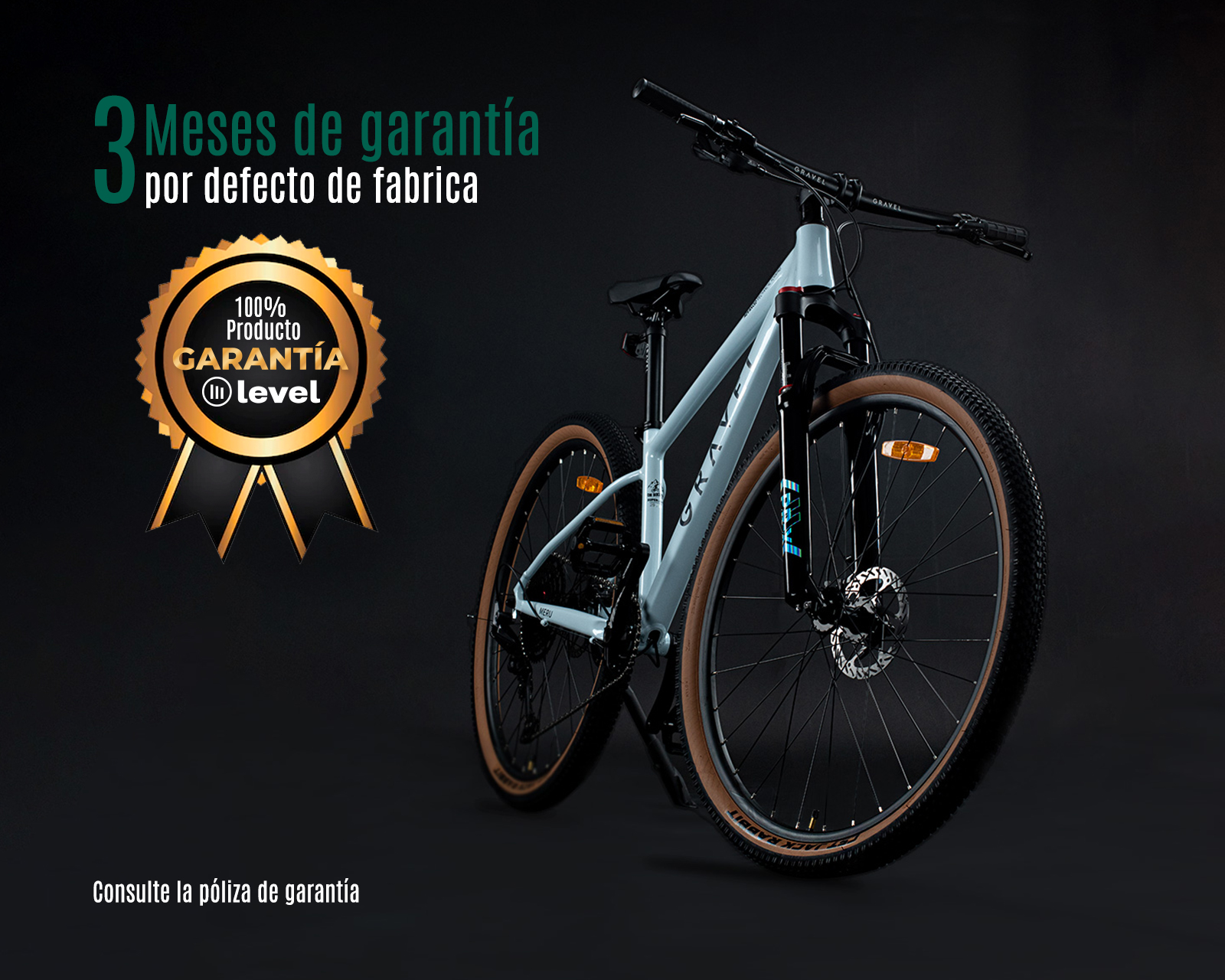 Foto 2 | Bicicleta Gravel Meru Blanca M 17 Azul