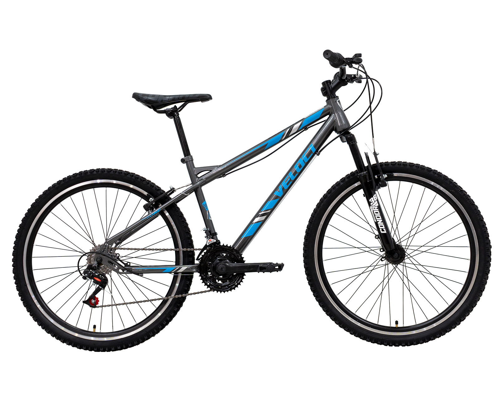 Foto 1 | Bicicleta Veloci Deus X1 Rodada 26 Gris De Montaña