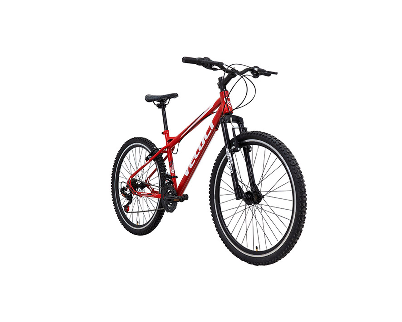 Foto 6 pulgar | Bicicleta Veloci Deus X1 Rodada 26 Rojo De Montaña
