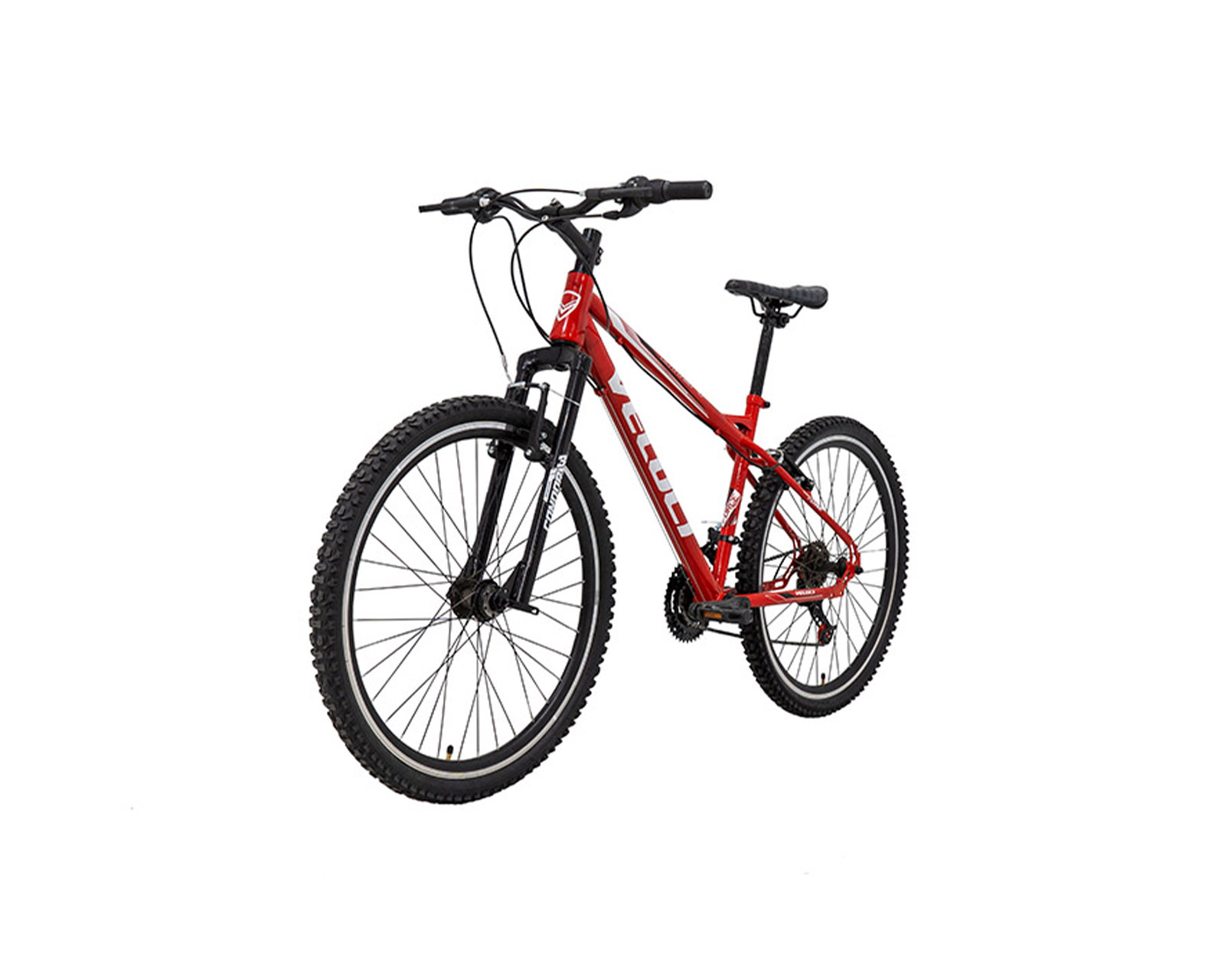Foto 8 pulgar | Bicicleta Veloci Deus X1 Rodada 26 Rojo De Montaña