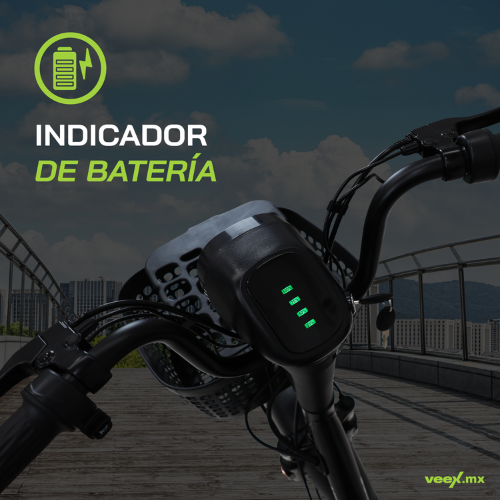 Foto 5 pulgar | Motobici Eléctrica Vibe 48v 12ah 350w  Negra
