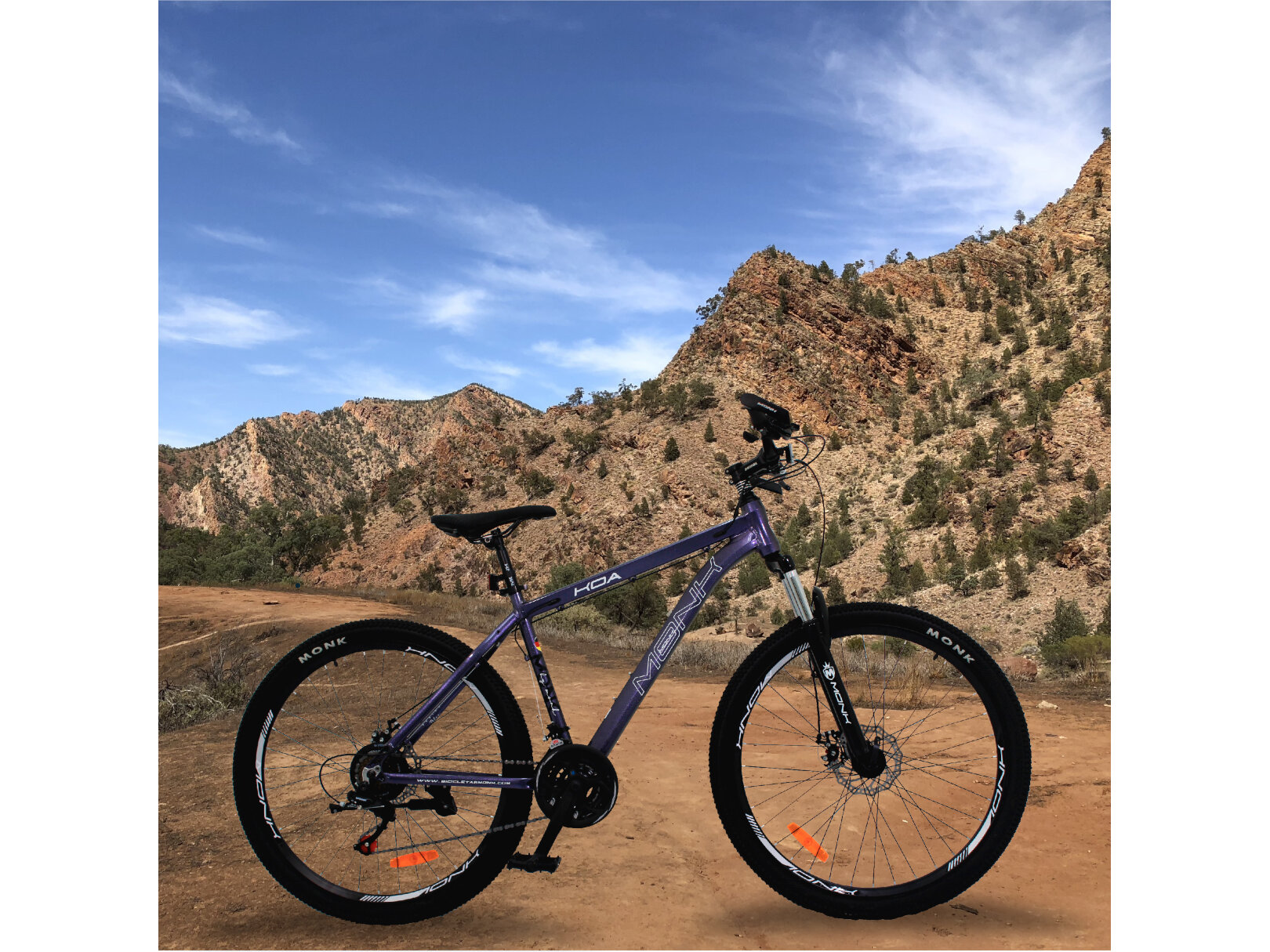 Foto 4 pulgar | Bicicleta de Montaña Monk Koa color Púrpura
