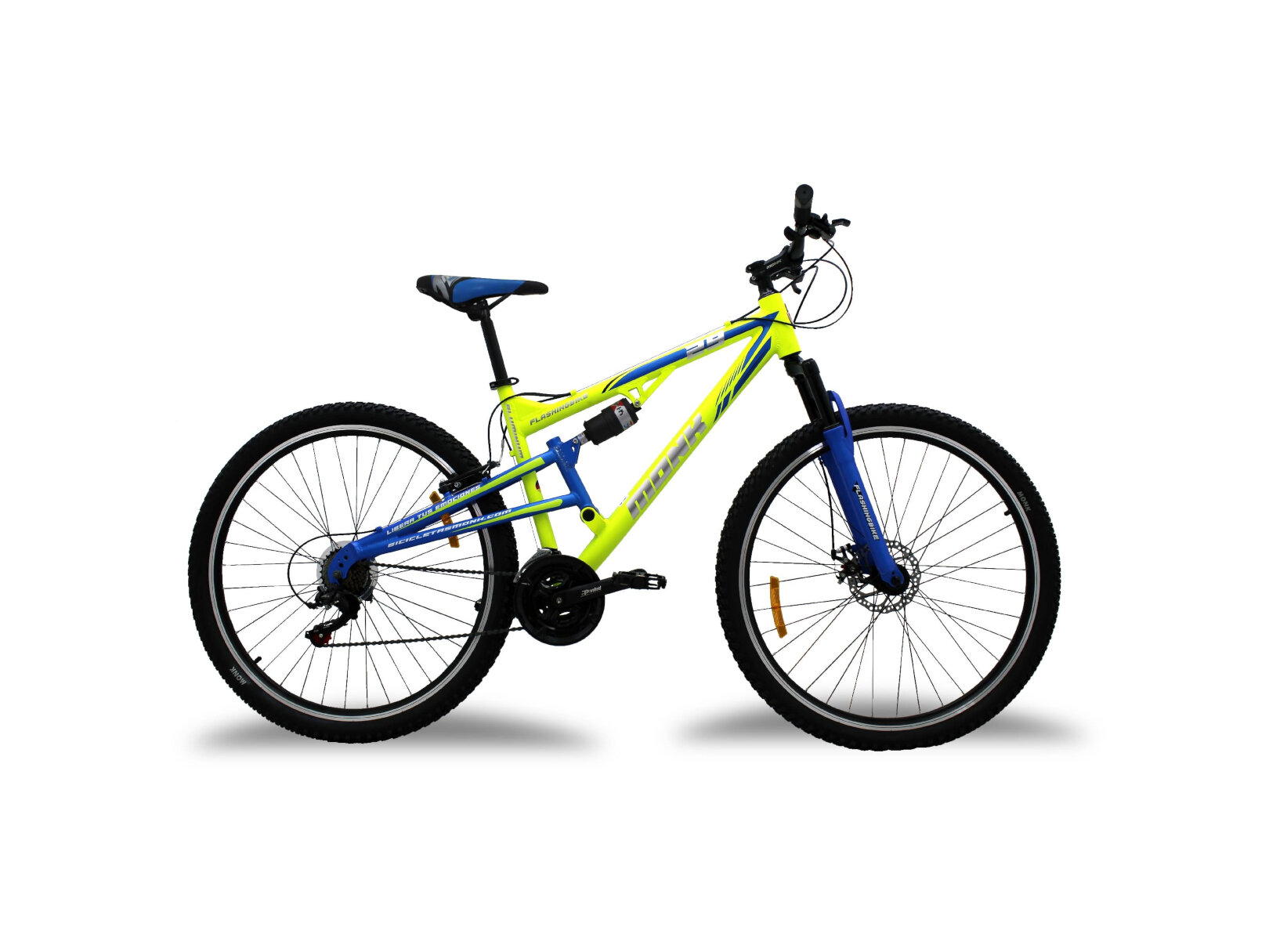 Bicicleta de Montaña Monk Flashingbike color Amarillo
