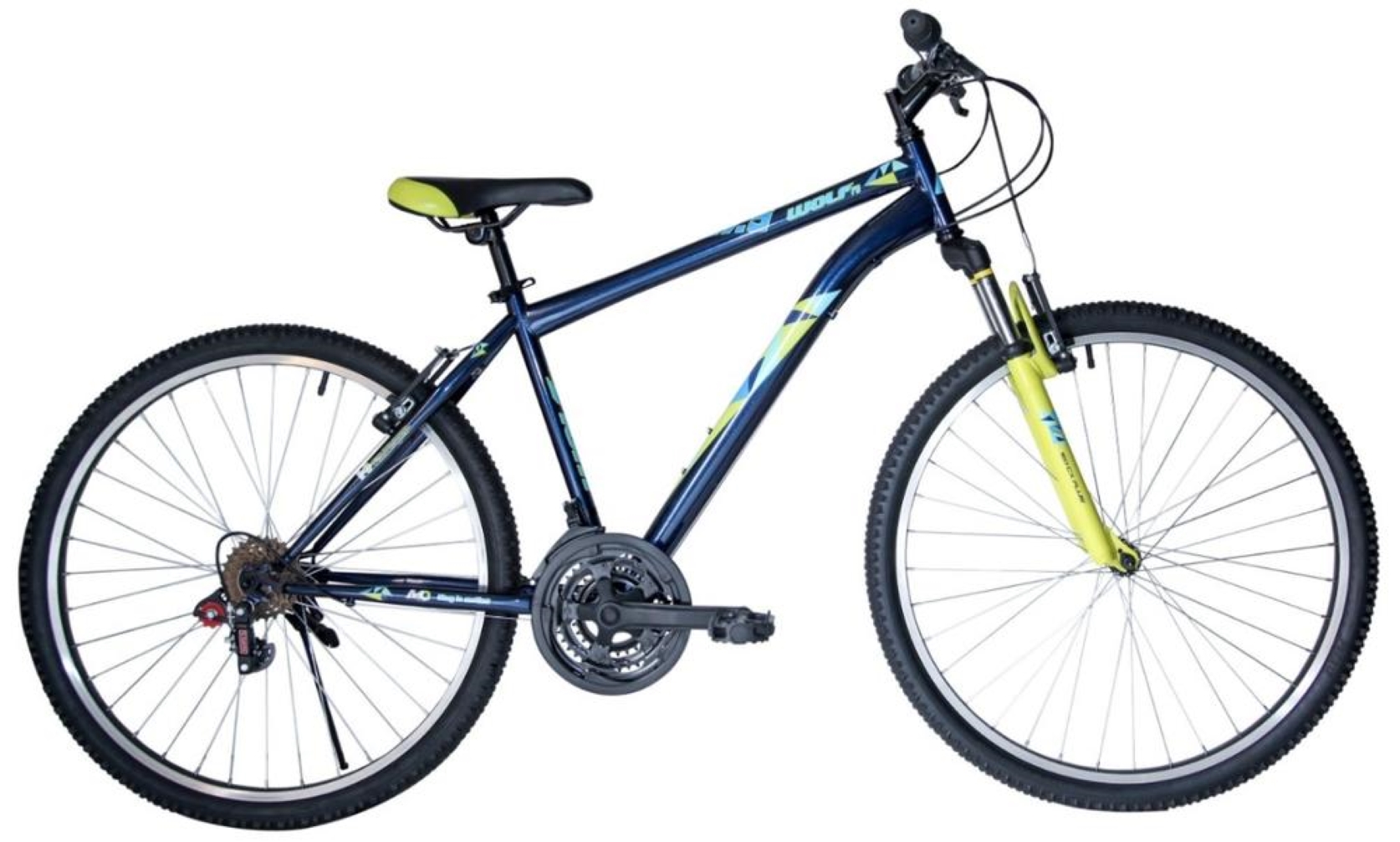 Bicicleta Mtb Wolf R27.5 18v Suspensión Del Frenos V Acero