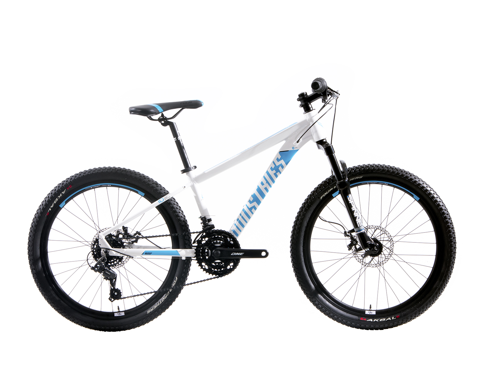 Bicicleta V Industries 400 R24 T13 color Blanco con Azul