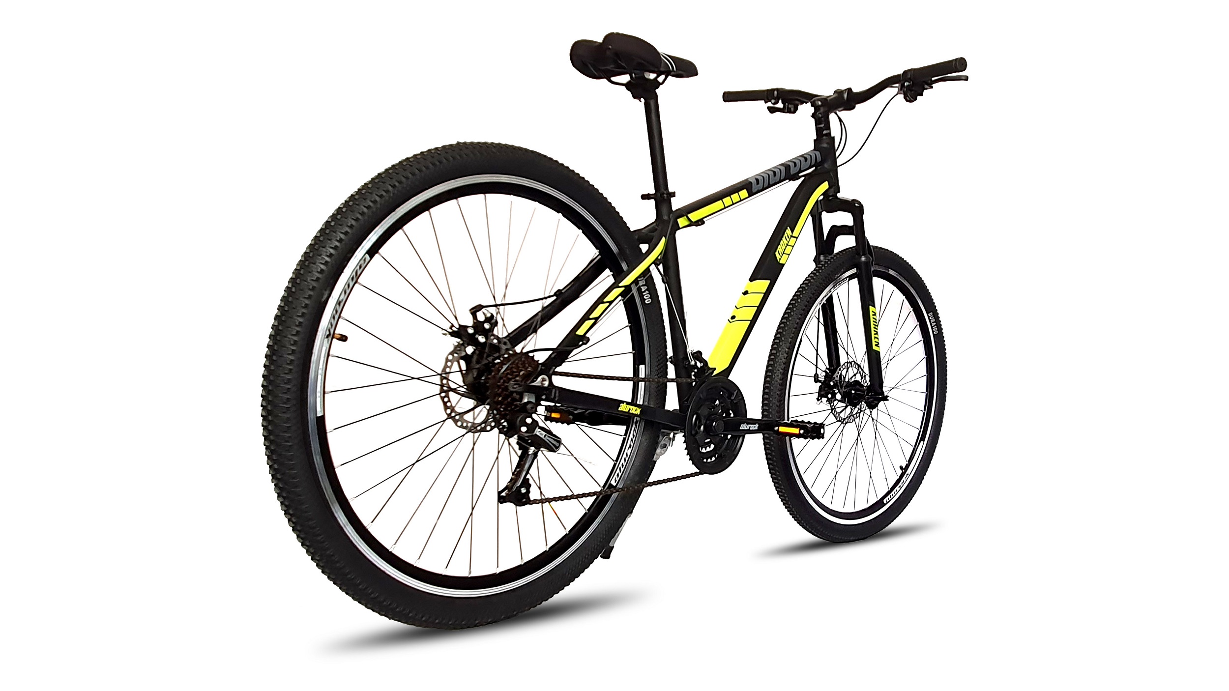 Foto 4 | Bicicleta Alurock Kraken color Amarillo Rodada 29 con Suspensión 21 Velocidades