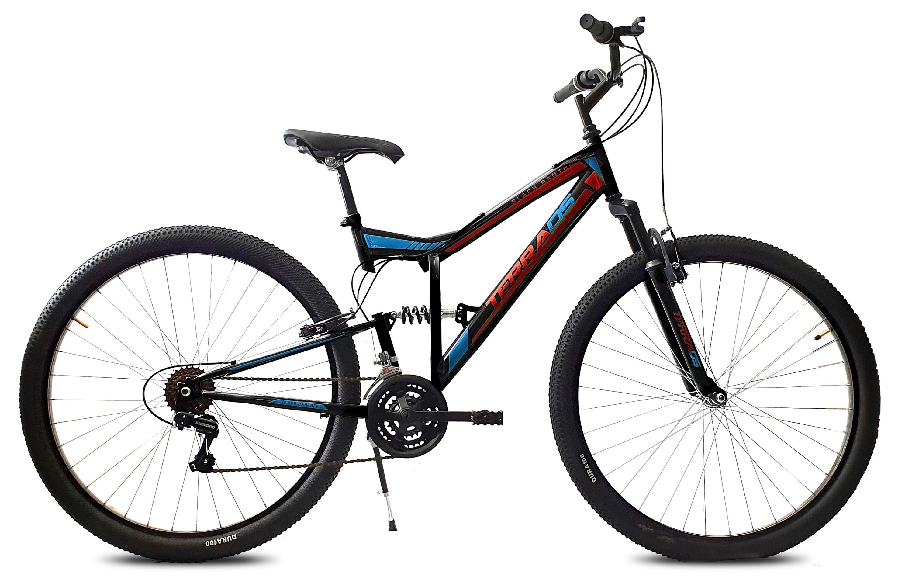 Foto 2 pulgar | Bicicleta Black Panther Terra 18 Velocidades Rodada 29 color Rojo