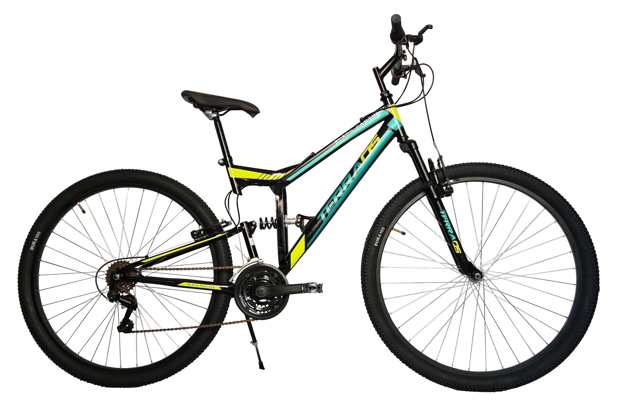 Foto 2 pulgar | Bicicleta Black Panther Terra color Azul con 18 Velocidades Rodada 29