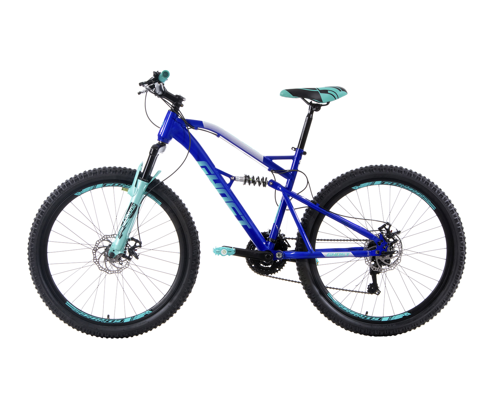 Foto 3 | Bicicleta Ghost Revenge Rodada 26 color Azul de Montaña