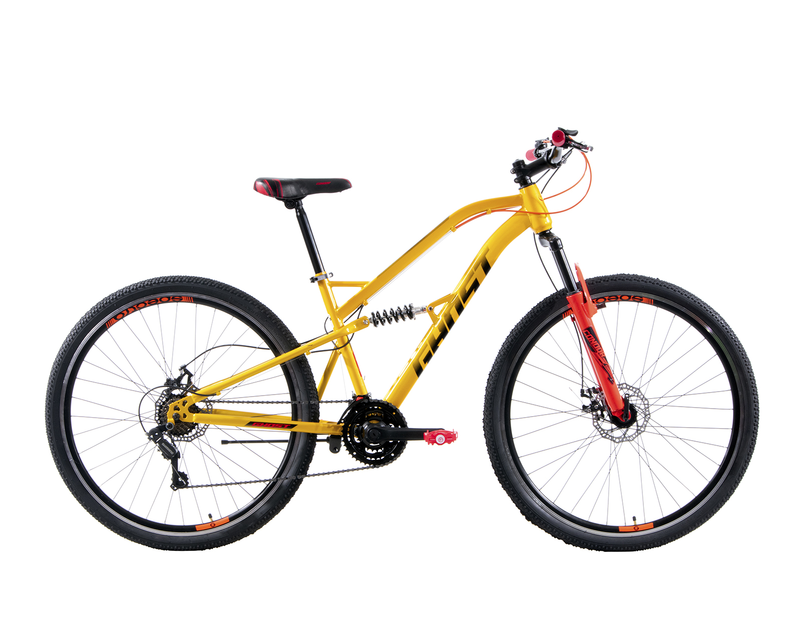 Foto 2 pulgar | Bicicleta  de Montaña Ghost Revenge color Dorado Rodada 29