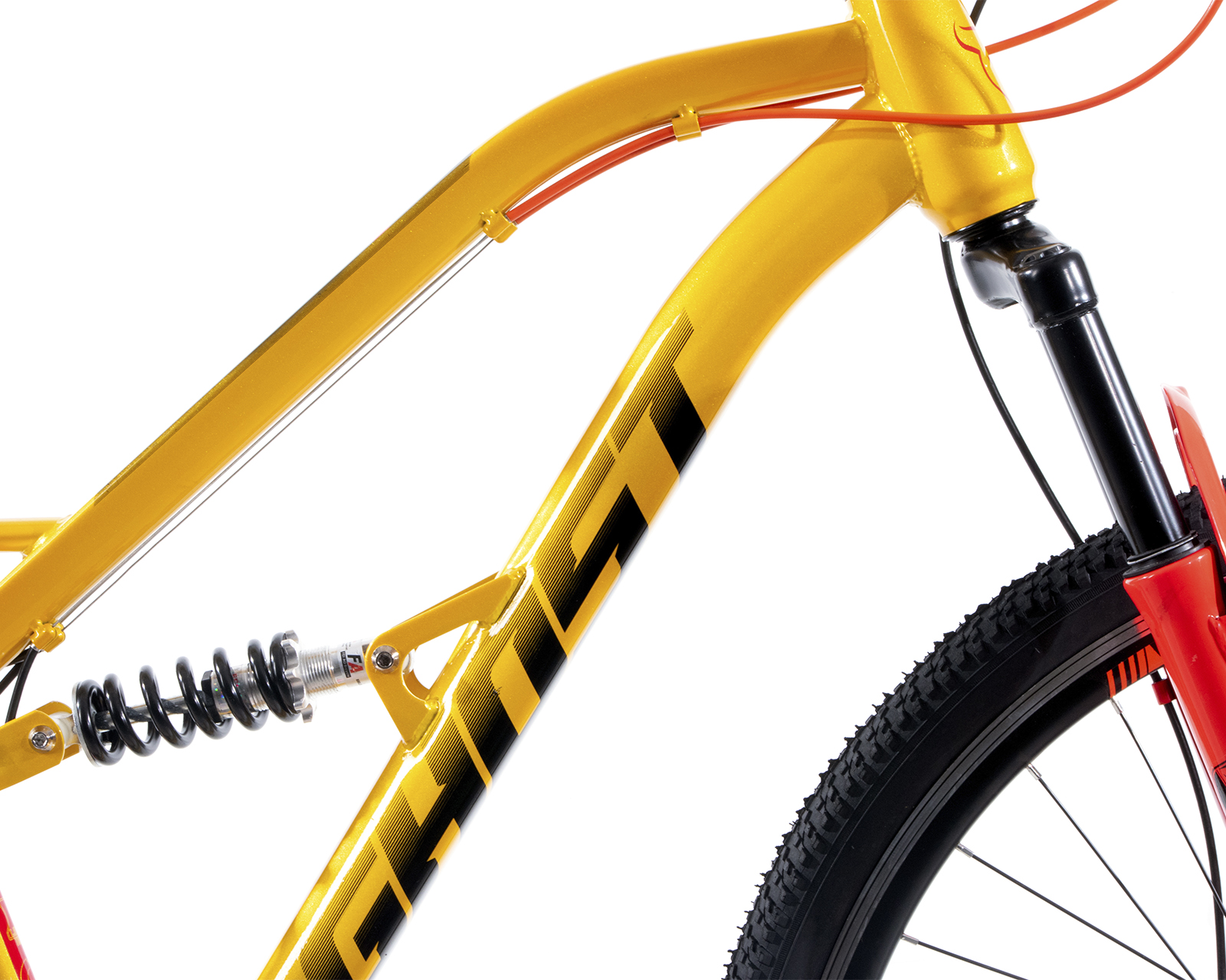 Foto 6 | Bicicleta  de Montaña Ghost Revenge color Dorado Rodada 29