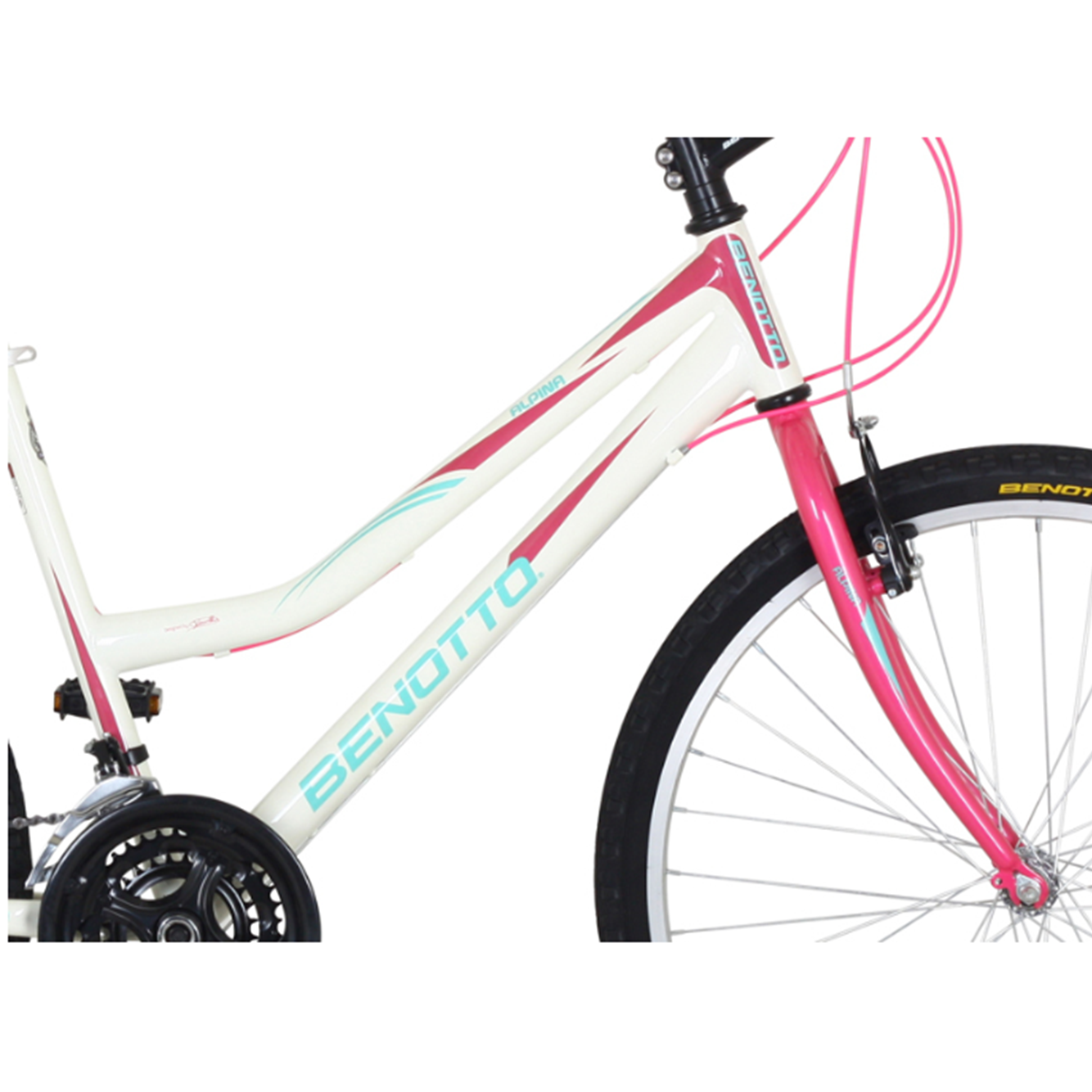 Foto 4 pulgar | Bicicleta Benotto Montaña Alpina R26 21v Mujer Sunrace Acero