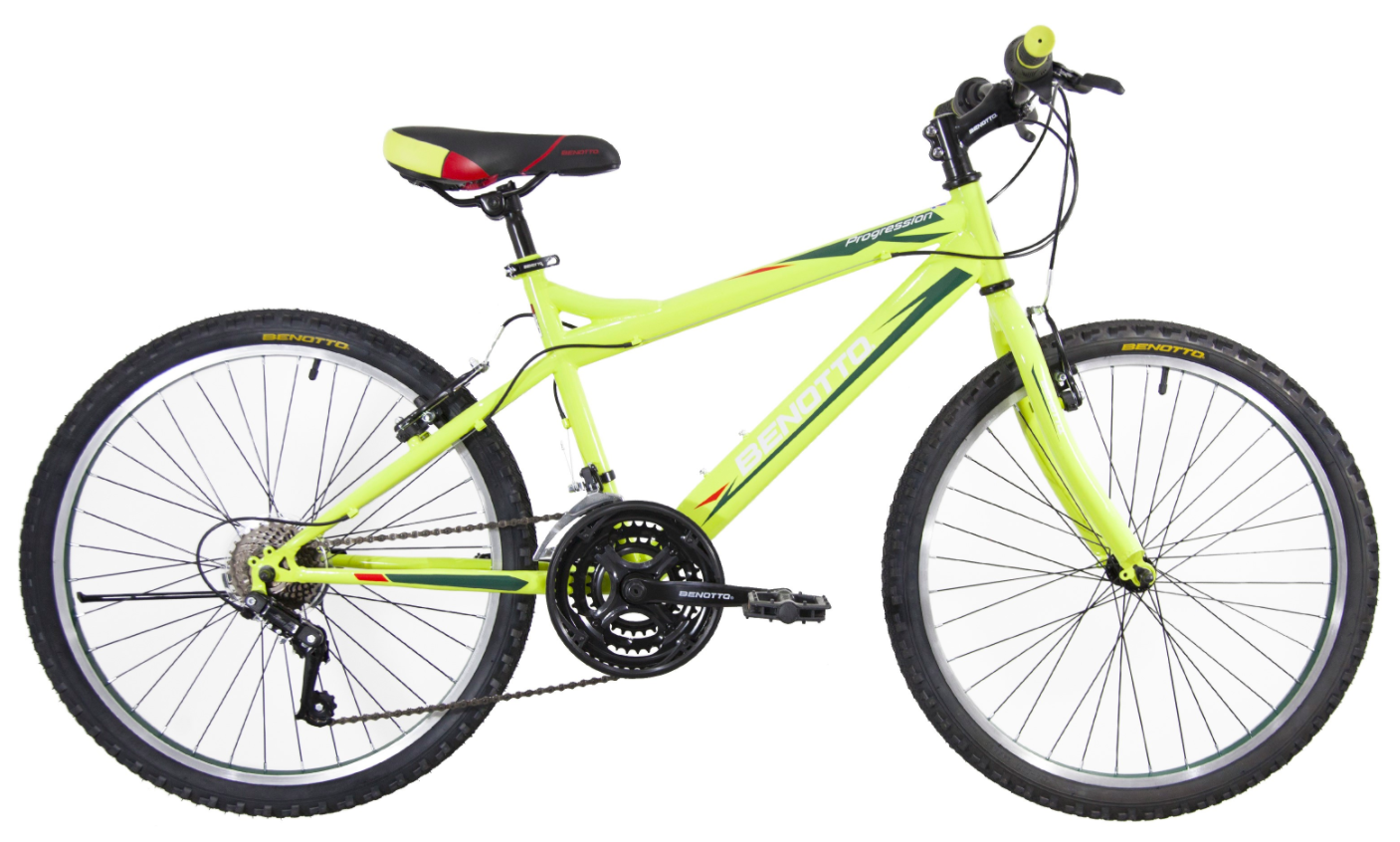 Bicicleta Benotto Mtb Progression R24 21v Unisex Frenos V