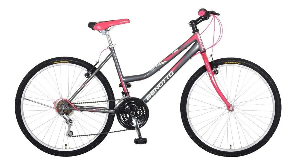 Bicicleta Benotto Montaña Alpina R26 21V Mujer Sunrace Acero