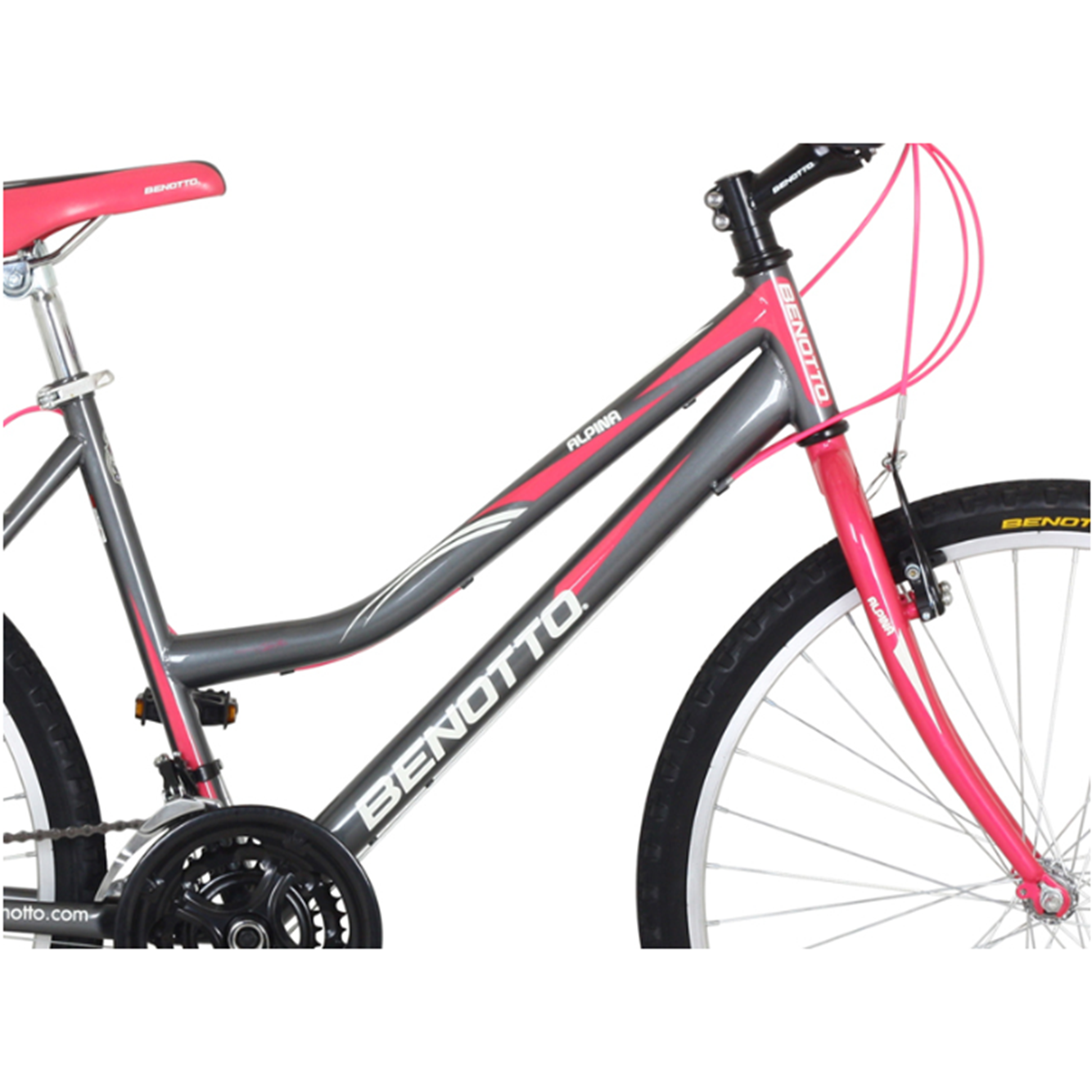 Foto 4 pulgar | Bicicleta Benotto Montaña Alpina R26 21V Mujer Sunrace Acero