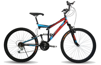 Foto 1 | Bicicleta Montaña Black Panther Terra Rodada 26 Doble Suspensión 18 Velocidades color Rojo