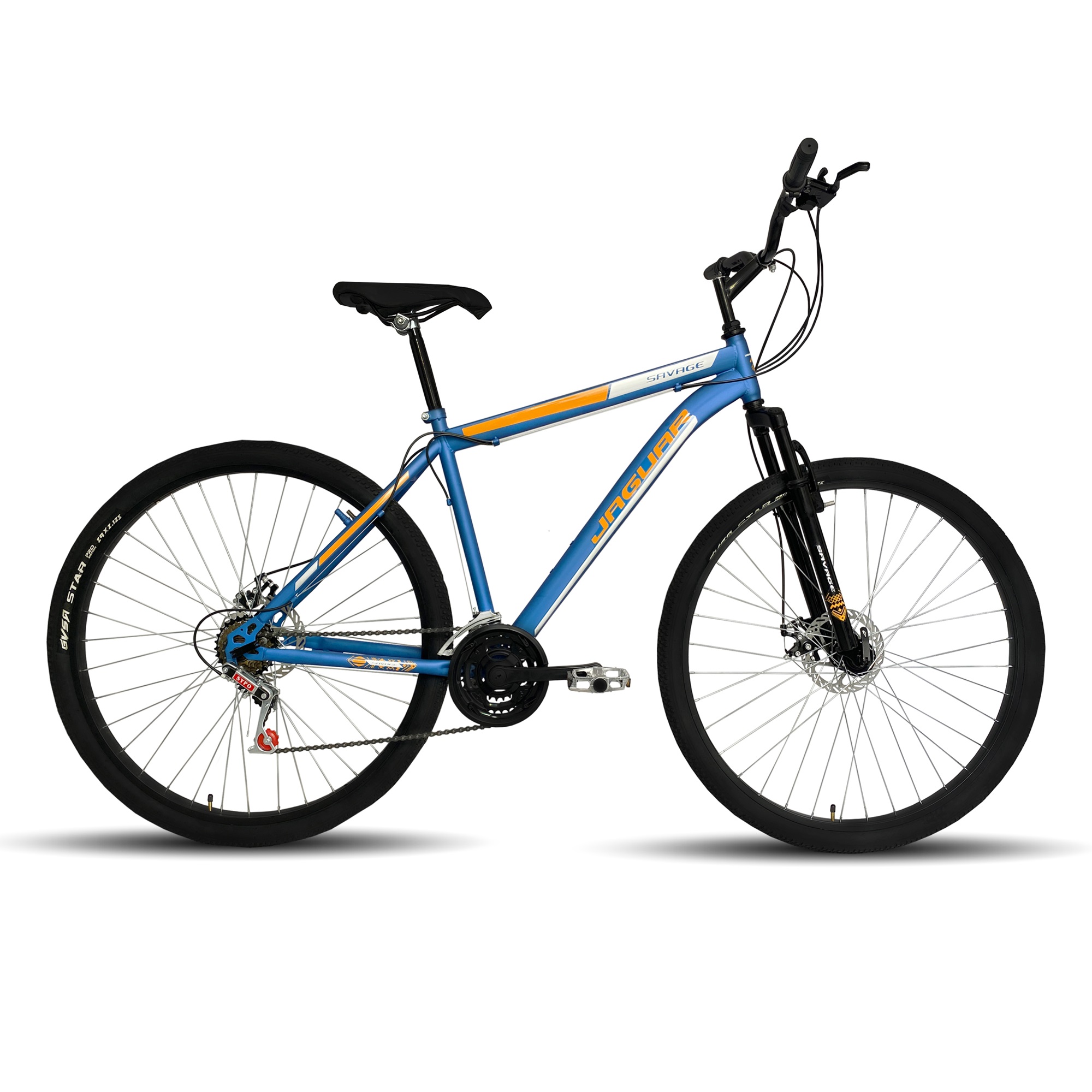 Bicicleta Jaguar Savage Rodada 29 Con Suspension 21 Velocidades F/Disco Azul