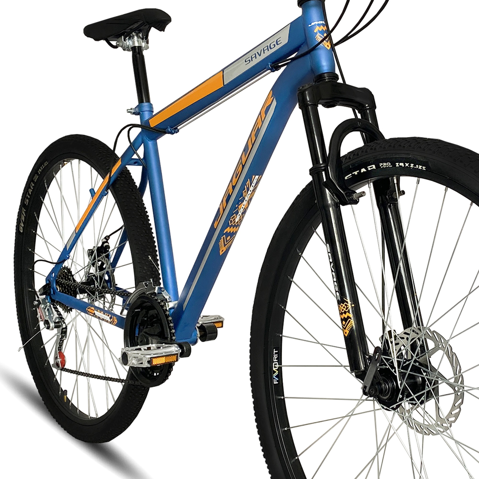 Foto 4 pulgar | Bicicleta Jaguar Savage Rodada 29 Con Suspension 21 Velocidades F/Disco Azul