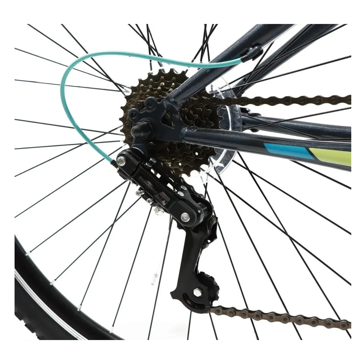 Foto 4 pulgar | Bicicleta Benotto Montaña Progression R29 21vel color Gris con Verde