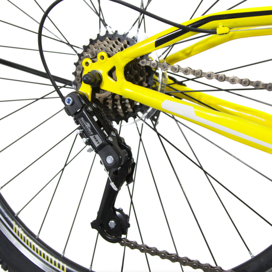 Foto 4 pulgar | Bicicleta Benotto Montaña Sniper R27.5 21v Doble Suspensión color Amarillo