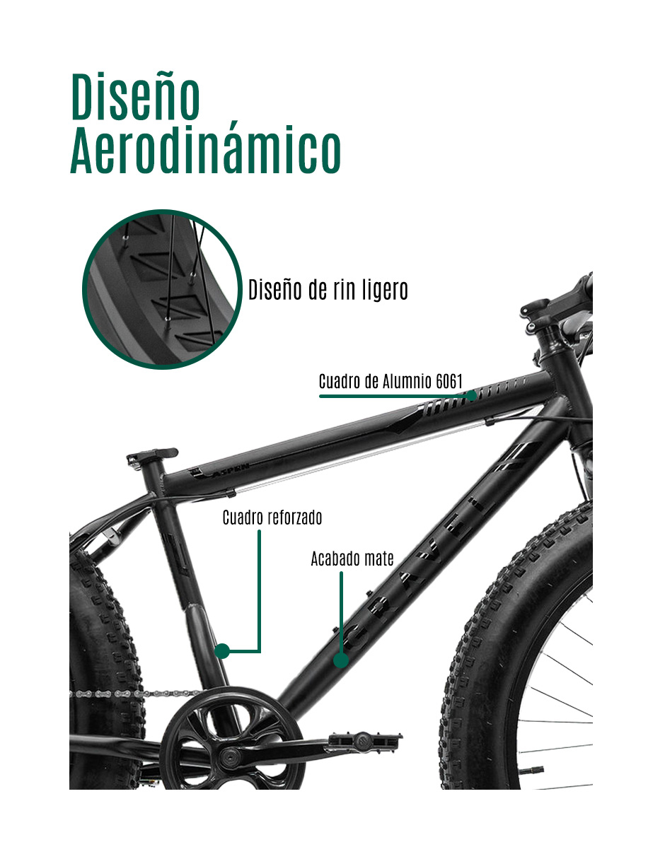 Foto 3 | Bicicleta Gravel Aspen Acero R26 Frenos de Disco