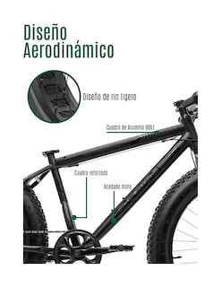 Foto 3 | Bicicleta Gravel Aspen Acero R26 Frenos de Disco