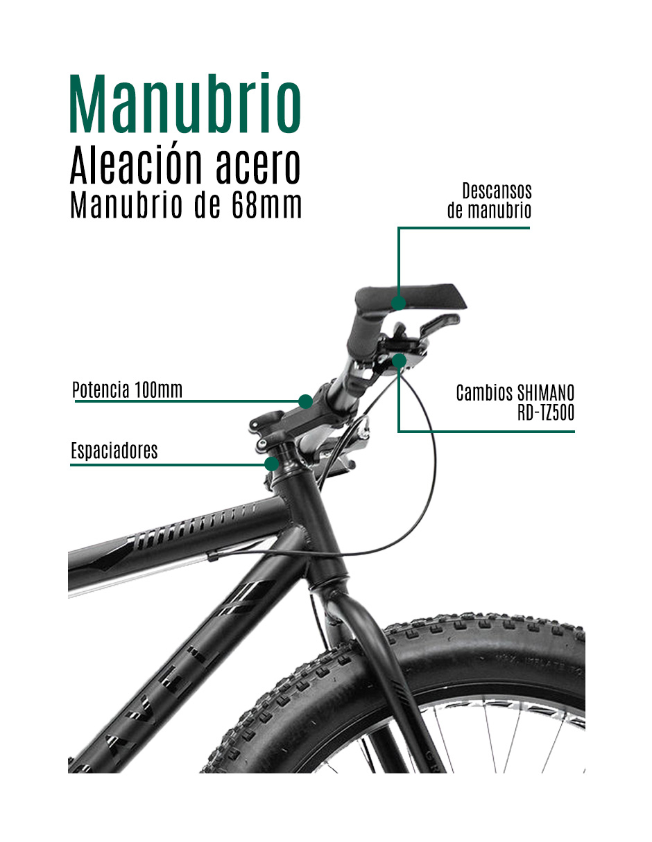 Foto 6 pulgar | Bicicleta Gravel Aspen Acero R26 Frenos de Disco